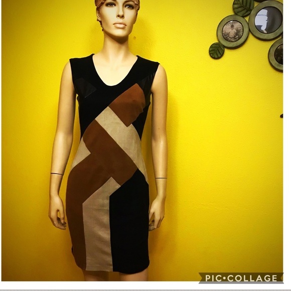 Black Velour Mini Dress‎ - Picture 1 of 5
